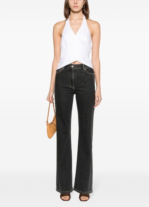 джинсы женские  из италии вид сбоку