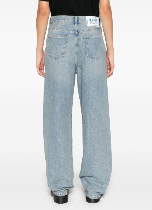 джинсы женские  от бренда mo5ch1no jeans вид слева