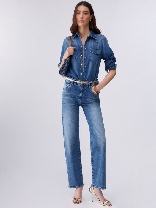 джинсы женские  от бренда liu jo вид слева