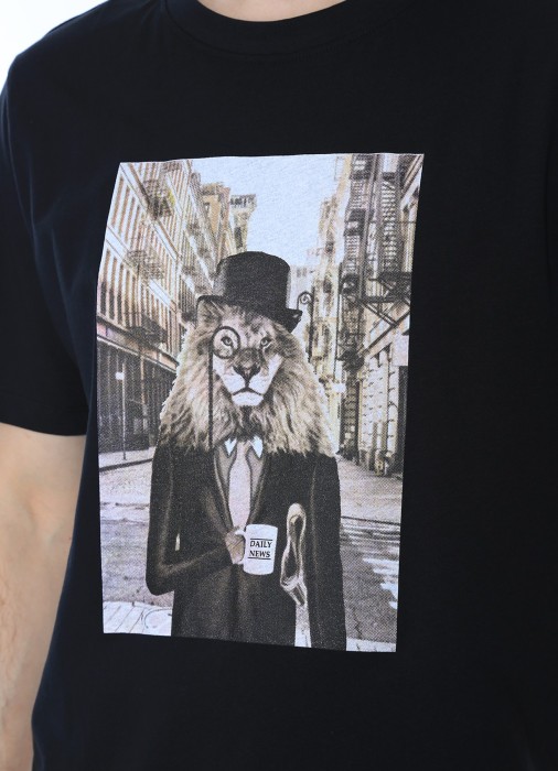 футболка kiam мужская  от бренда blend вид слева