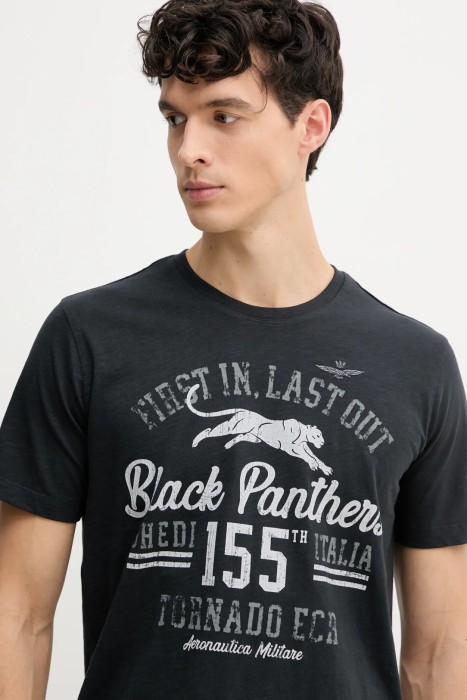 футболка мужская black panthers  из италии вид сбоку