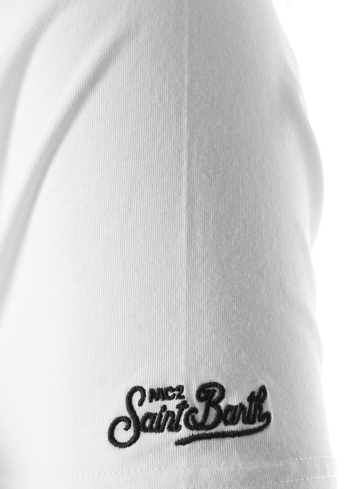 футболка мужская blanche  классического стиля с лицевой стороны