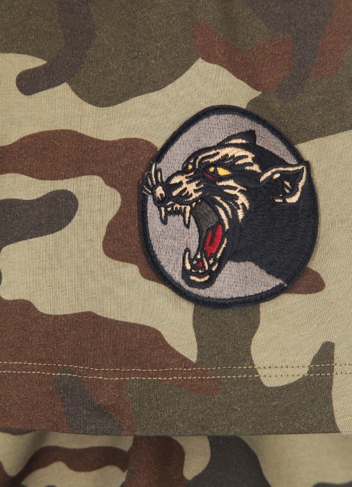 футболка мужская camouflage  милитари стиля с лицевой стороны