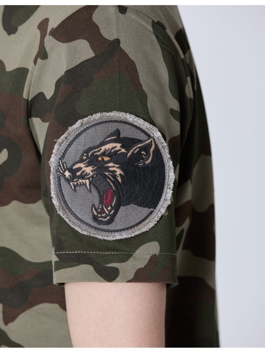 футболка мужская camouflage  из италии вид сбоку