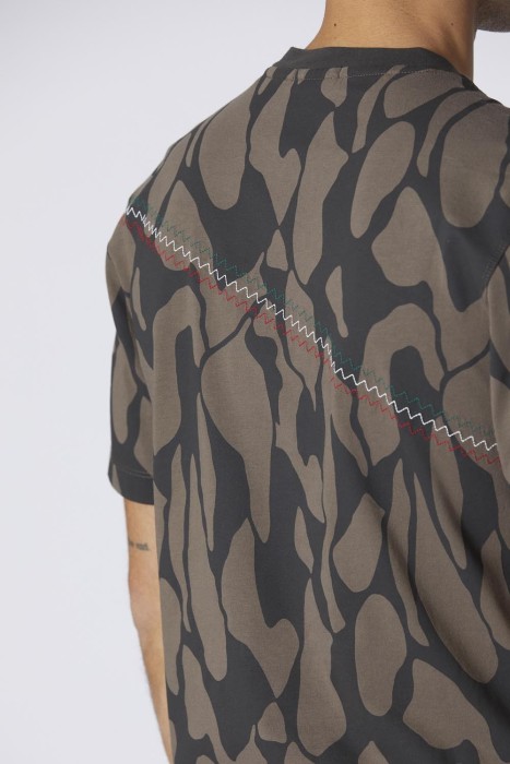 футболка мужская crew chief  от бренда aeronautica militare вид слева