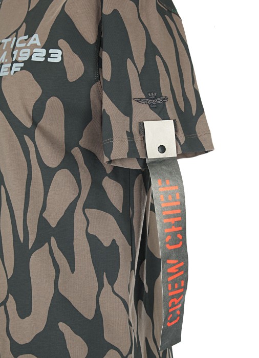 футболка мужская crew chief  из хлопка спереди