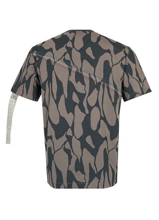 футболка мужская crew chief  универсального стиля с лицевой стороны