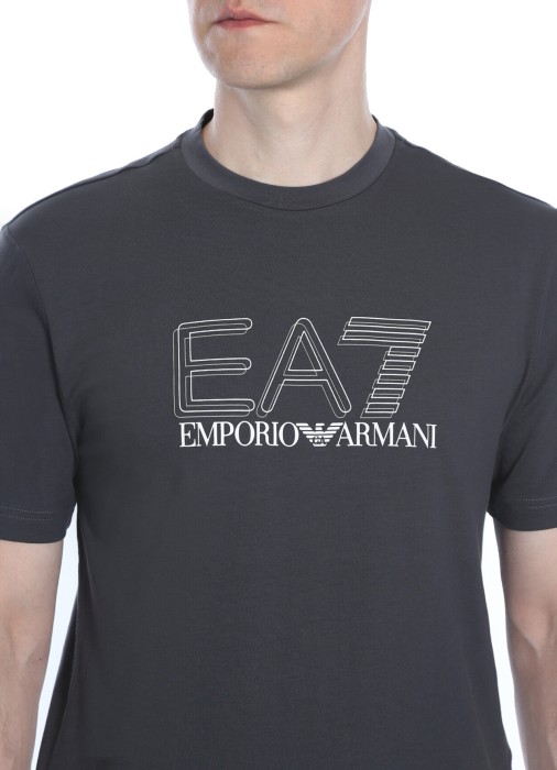 футболка мужская ea7 от бренда ea7 emporio armani вид слева