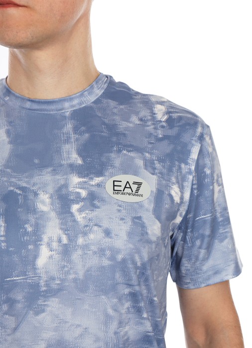 футболка мужская ea7 от бренда ea7 emporio armani вид слева