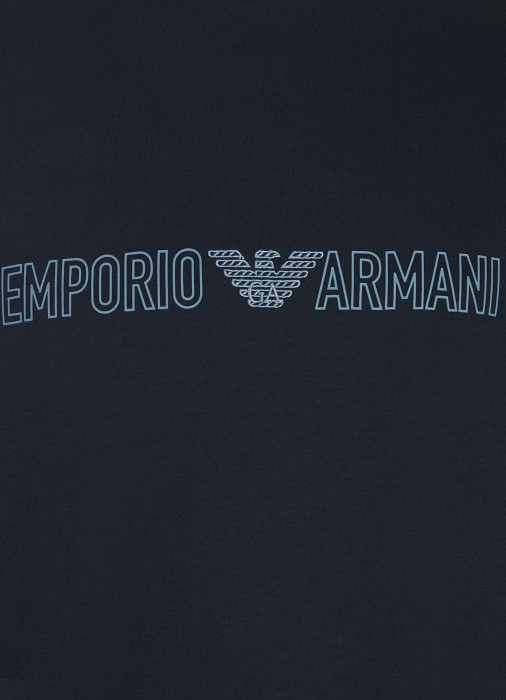 футболка мужская men's t-shirt  от бренда emporio armani underwear вид слева