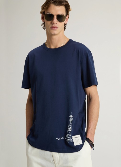 футболка мужская offshore t-shirt  по цене 8880 руб вид справа