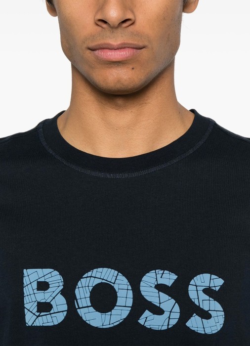 футболка мужская te_logotexture  из германии вид сбоку