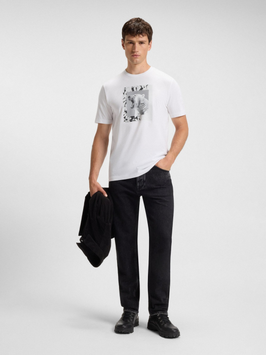 футболка мужская te_lupo  от бренда boss вид слева