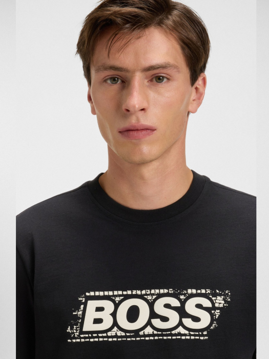 футболка мужская te_wheel  от бренда boss вид слева