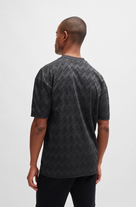 футболка мужская tee 7  от бренда boss вид слева