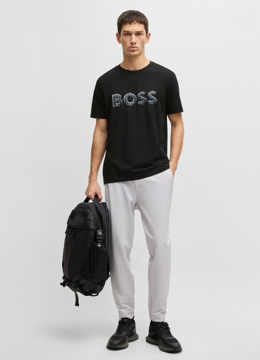 футболка мужская tee logo  от бренда boss вид слева