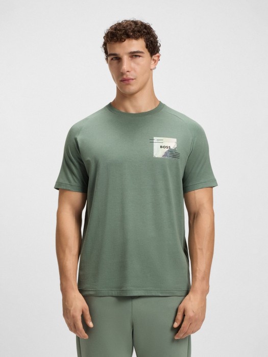 футболка мужская tee stripe zone  из хлопка спереди