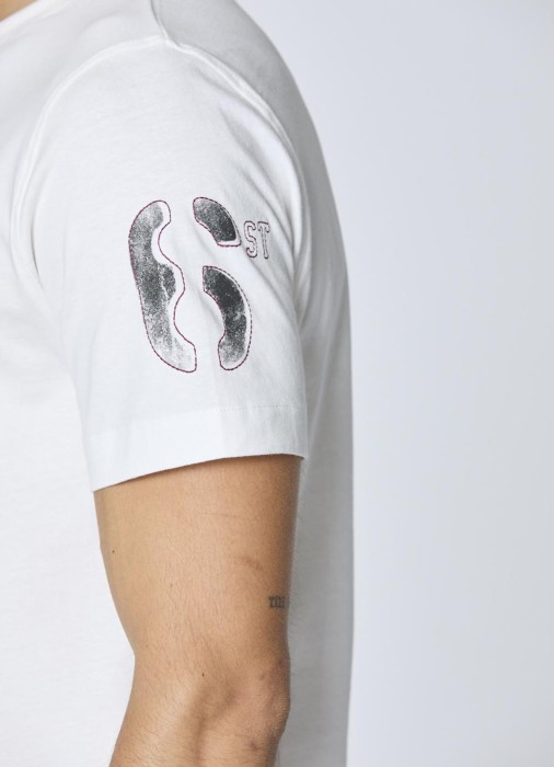 футболка мужская  из италии вид сбоку