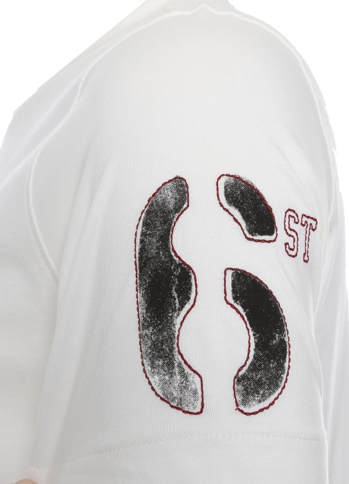 футболка мужская  из хлопка спереди