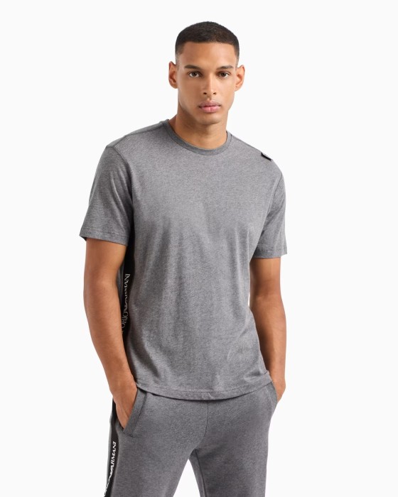 футболка мужская  от бренда ea7 emporio armani вид слева