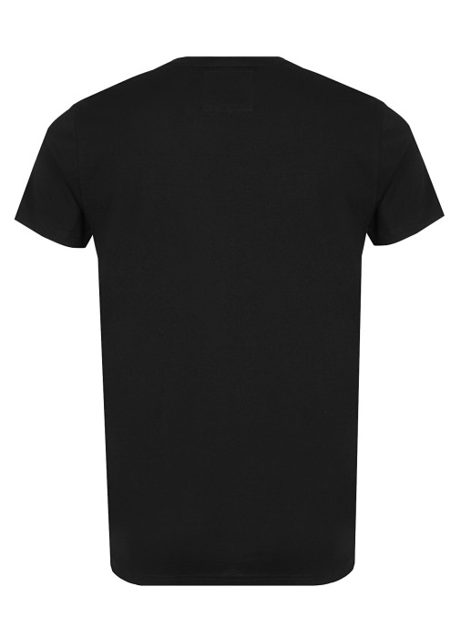 футболка мужская  из хлопка спереди