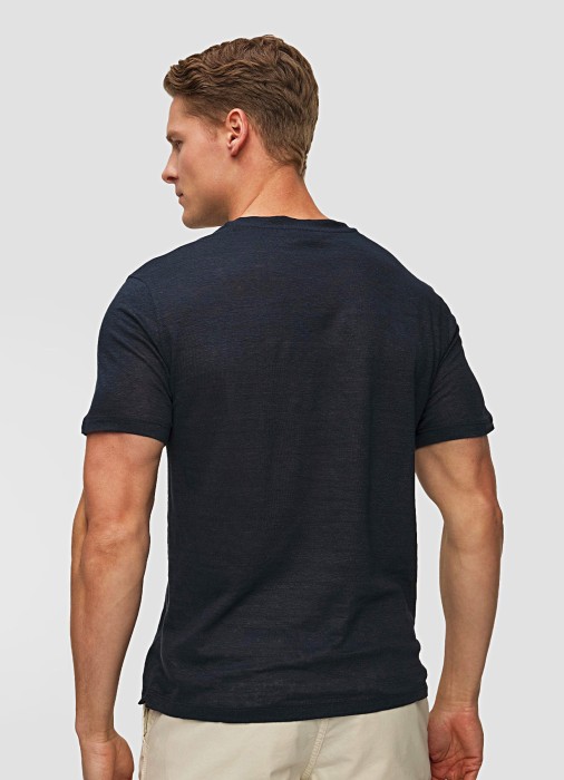 футболка мужская  из италии вид сбоку