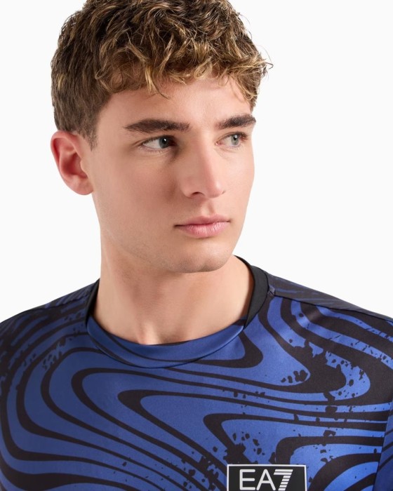 футболка мужская ea7 от бренда ea7 emporio armani вид слева