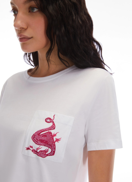 футболка женская b y black от бренда pennyblack вид слева