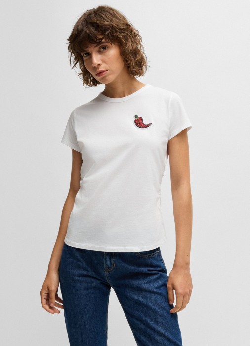 футболка женская c_endora  из хлопка спереди