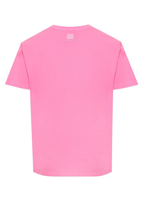 футболка женская cara  из хлопка спереди