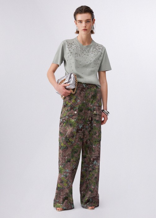 футболка женская castoni gioiello  от бренда liu jo вид слева