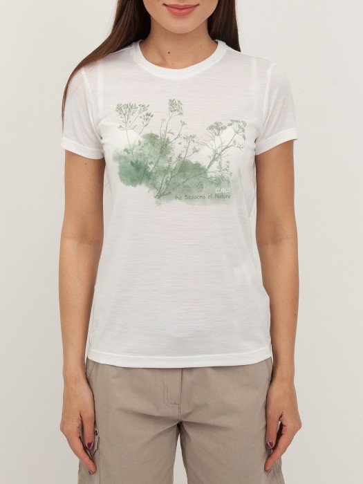 футболка женская cmp  от бренда cmp (campagnolo) вид слева