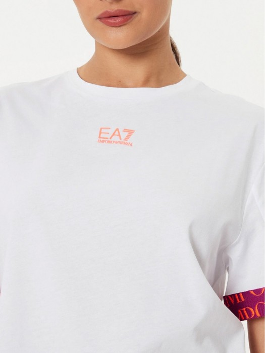 футболка женская еа7 emporio armani из италии вид сбоку