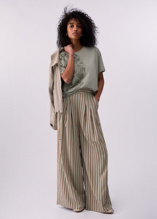 футболка женская embroidery  от бренда liu jo вид слева