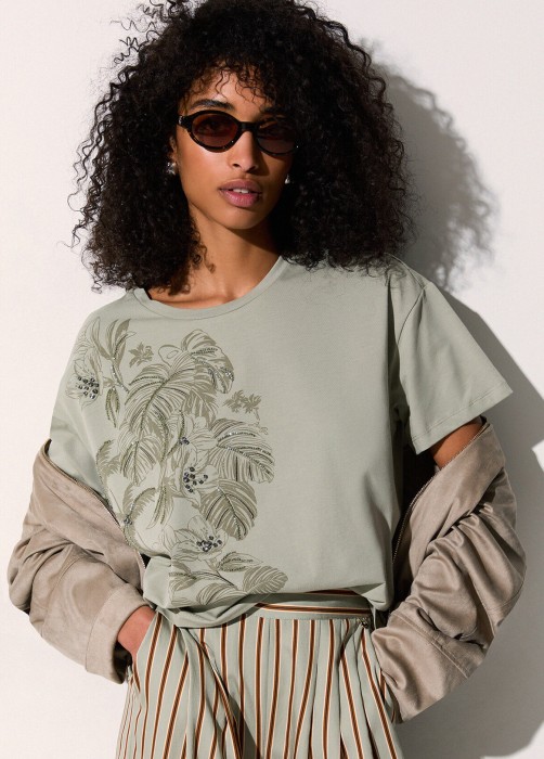 футболка женская embroidery  по цене 16100 руб вид справа