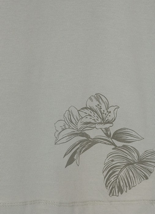 футболка женская embroidery  повседневного стиля с лицевой стороны