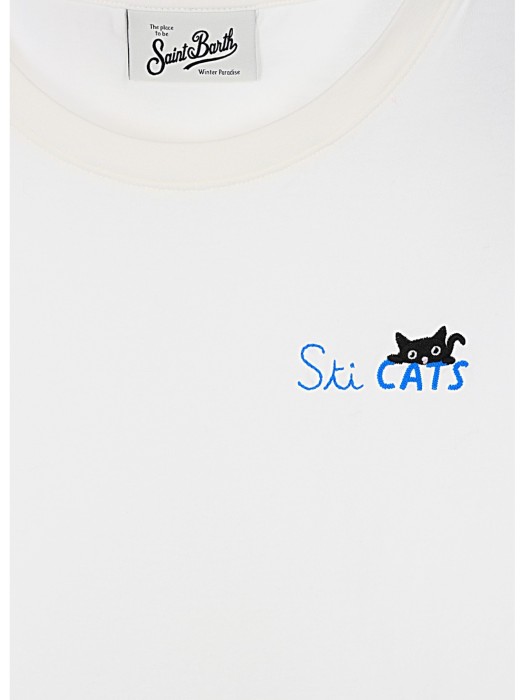 футболка женская emilie w  из хлопка спереди