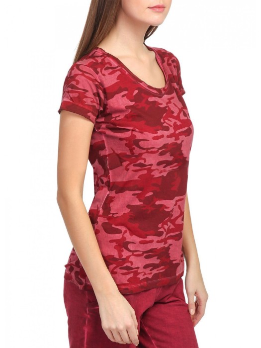 футболка женская хлопковая woman t-shirt campagnolo от бренда cmp вид слева