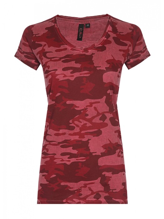 футболка женская хлопковая woman t-shirt campagnolo из хлопка спереди
