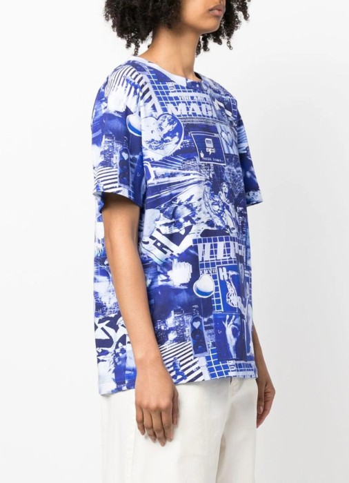 футболка женская  jeans от бренда mo5ch1no jeans вид слева