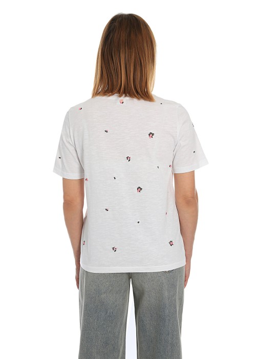 футболка женская kasandra  из хлопка спереди