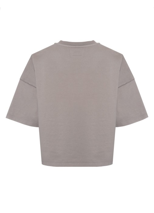 футболка женская plain tee  от бренда parajumpers вид слева