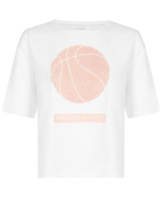 футболка женская t-shirt ea7 6RTT37TJFKZ фотография