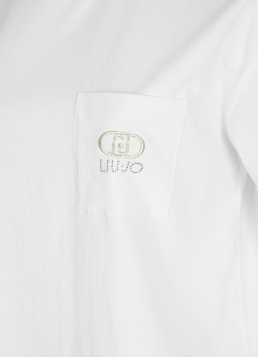 футболка женская t-shit  от бренда liu jo вид слева