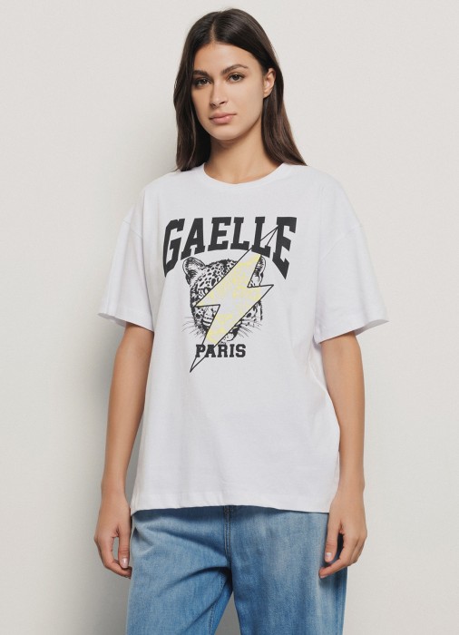 футболка женская  от бренда gaelle paris вид слева