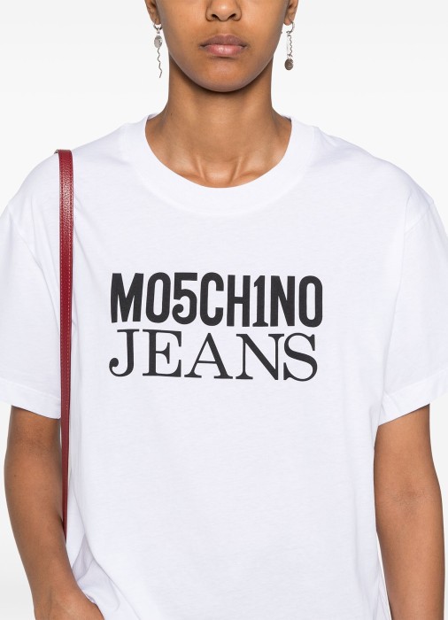 футболка женская  от бренда mo5ch1no jeans вид слева