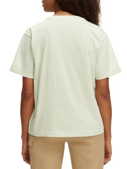 футболка женская  из америки вид сбоку