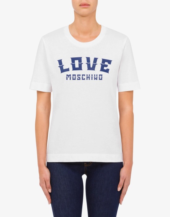 футболка женская   от бренда love moschino вид слева