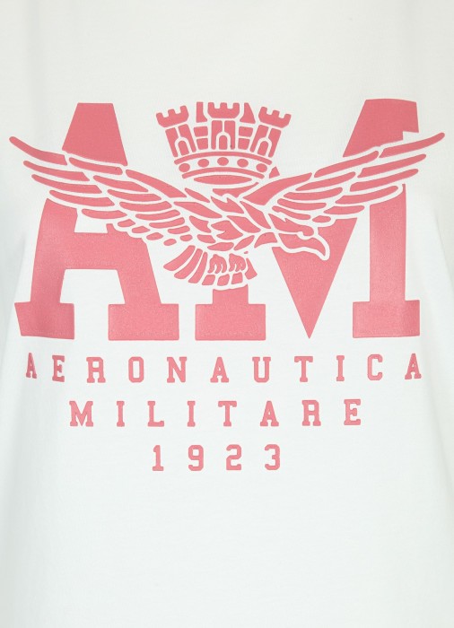 футболка женская  от бренда aeronautica militare вид слева