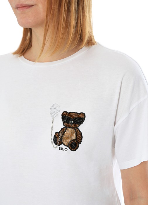 футболка женская  из хлопка спереди